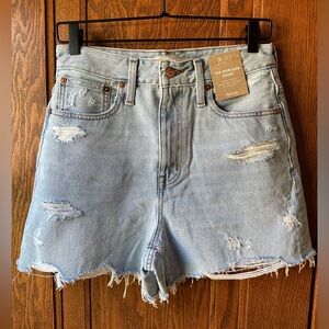 Madewell The Mom Jean Short Size 27